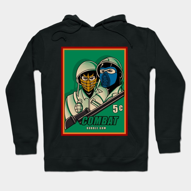 combat bubble gum Hoodie by terror machine std